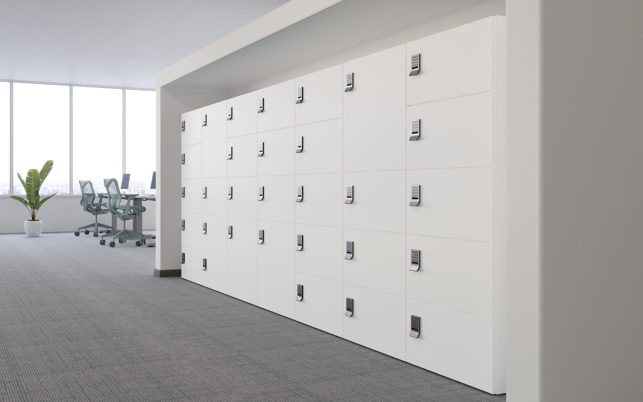 Locker Wall